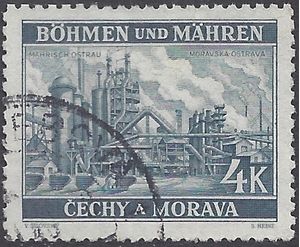 Bohemia and Moravia #36 1940 Used