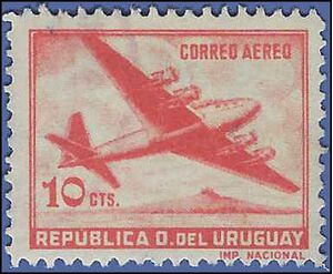 Uruguay #C146 1958 Used