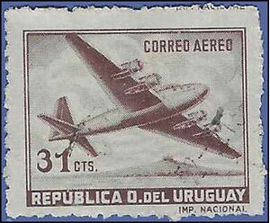 Uruguay #C151 1952 Used