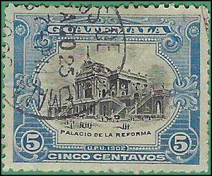 Guatemala # 116 1902 Used Pencil Note Thin