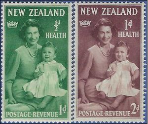 New Zealand #B 36-B 37 1950 Mint H