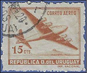 Uruguay #C147 1952 Used