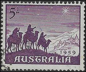Australia # 334 1959 Used