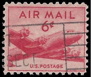 Scott C 39 5c US Airmail DC-4 Skymaster 1949 Used