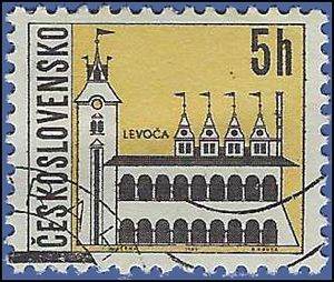 Czechoslovakia #1345 1965 CTO Thin