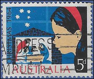 Australia # 384 1964 Used