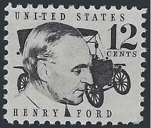 #1286a 12c Prominent Americans Henry Ford 1968 Mint NH