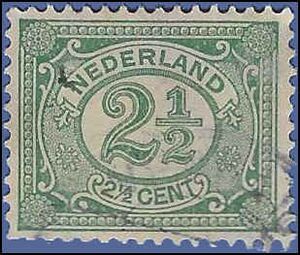 Netherlands #  60 1898 Used