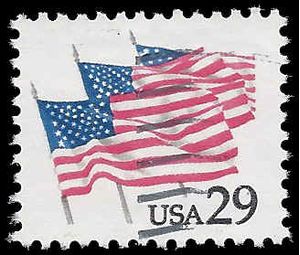 #2531 29c Flags on Parade 1991 Used