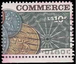 #1578 10c Commerce 1975 Used