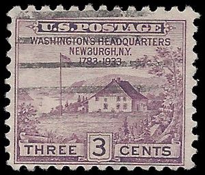 # 727 3c Washington's Headquarters 1933 Used