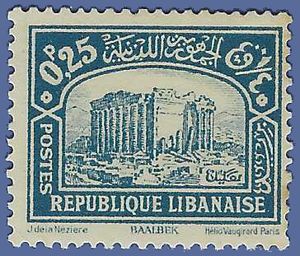 Lebanon #116 1930  Used Light Tone Edge