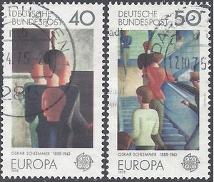 Germany #1164-1165 1975 Set of 2 Used