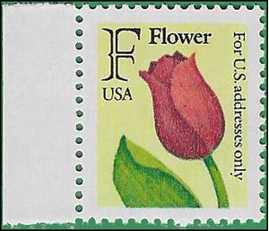 #2517 29c "F" Rate Tulip 1991 Mint NH