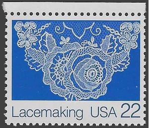 #2352 22c American Folk Art - Lacemaking 1987 Mint NH