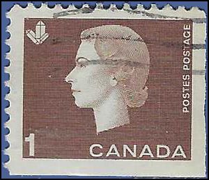 Canada # 401a Booklet Single 1963 Used