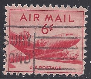 Scott C 39 5c US Airmail DC-4 Skymaster 1949 Used