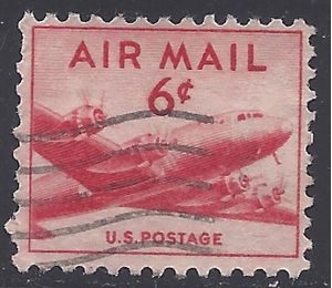 Scott C 39 5c US Airmail DC-4 Skymaster 1949 Used