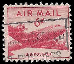 Scott C 39 5c US Airmail DC-4 Skymaster 1949 Used