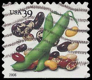 #4011 39c Crops of America Beans Booklet Single 2006 Used