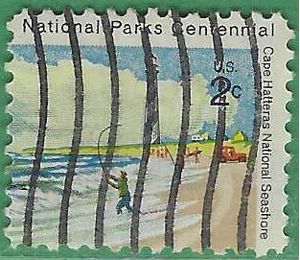#1449 2c Cape Hatteras National Seashore 1972 Used