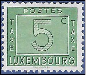 Luxembourg #J23 1946 Mint H