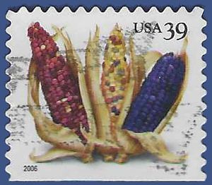 #4014 39c Crops of America Corn Booklet Single 2006 Used