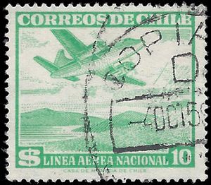 Chile #C163 1951 Used