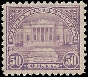 # 570 50c Arlington Amphitheater 1922 Mint HR