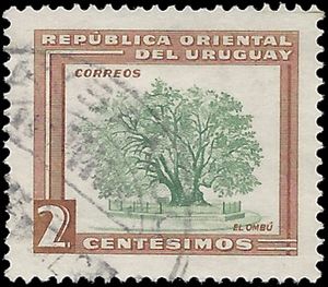 Uruguay # 607 1954 Used
