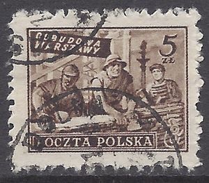 Poland # 471 1950 Used
