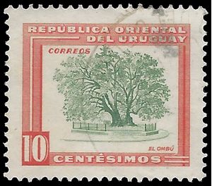 Uruguay # 612 1954 Used