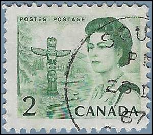 Canada # 455 1967 Used