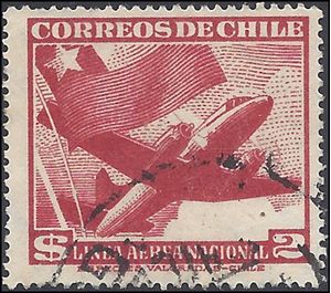 Chile #C139 1950 Used
