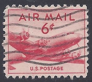 Scott C 39 5c US Airmail DC-4 Skymaster 1949 Used