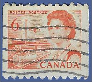 Canada # 468a Coil Single 1969 Used
