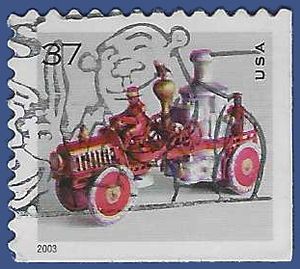 #3645f 37c Toy Fire Pumper Booklet Single 2003 Used