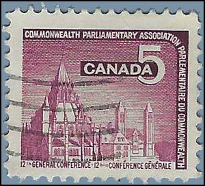 Canada # 450 1966 Used