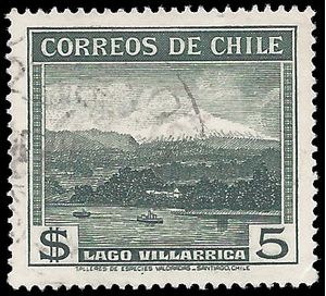 Chile # 208 1938 Used