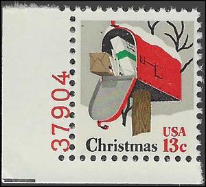 #1730 13c Rural Mailbox 1977 Mint NH