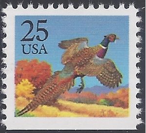 #2283 25c Pheasant Rising Booklet Single 1988 Mint NH