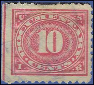Scott R234 10c U.S. Internal Revenue Documentary 1917 Used