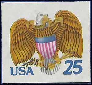 #2431 25c Eagle and Shield Booklet Single 1989 Mint NH