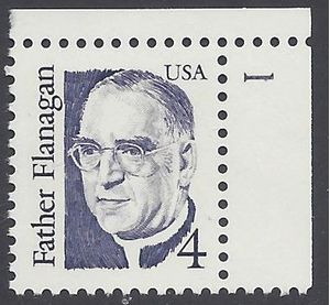 #2171 4c Great Americans Father Flanagan P# 1986 Mint NH