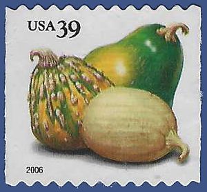 #4006 39c Crops of America Squashes Coil Single 2006 Used