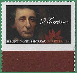 #5202 (49c Forever) Henry David Thoreau 2017 Mint NH
