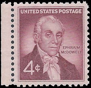 #1138 4c Dr. Ephraim McDowell 1959 Mint NH