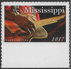 #5190 (49c Forever) 200th Anniversary Mississippi Statehood 2017 Mint NH