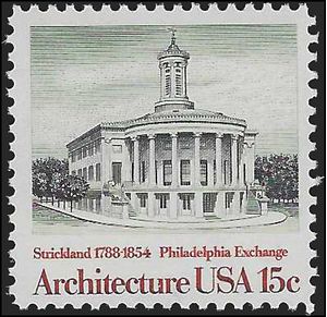 #1782 15c American Architecture Philadelphia Exchange 1979 Mint NH [CLONE]