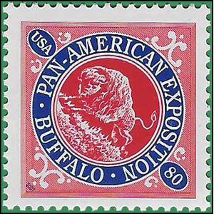 #3505d 80c Pan-American Invert Stamp Centennial 2001 Mint NH